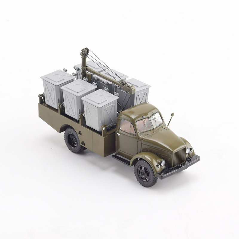 StartScaleModels Soviet GAZ-51 Crane Army Green Coating 1:43 car Pre-built Model
