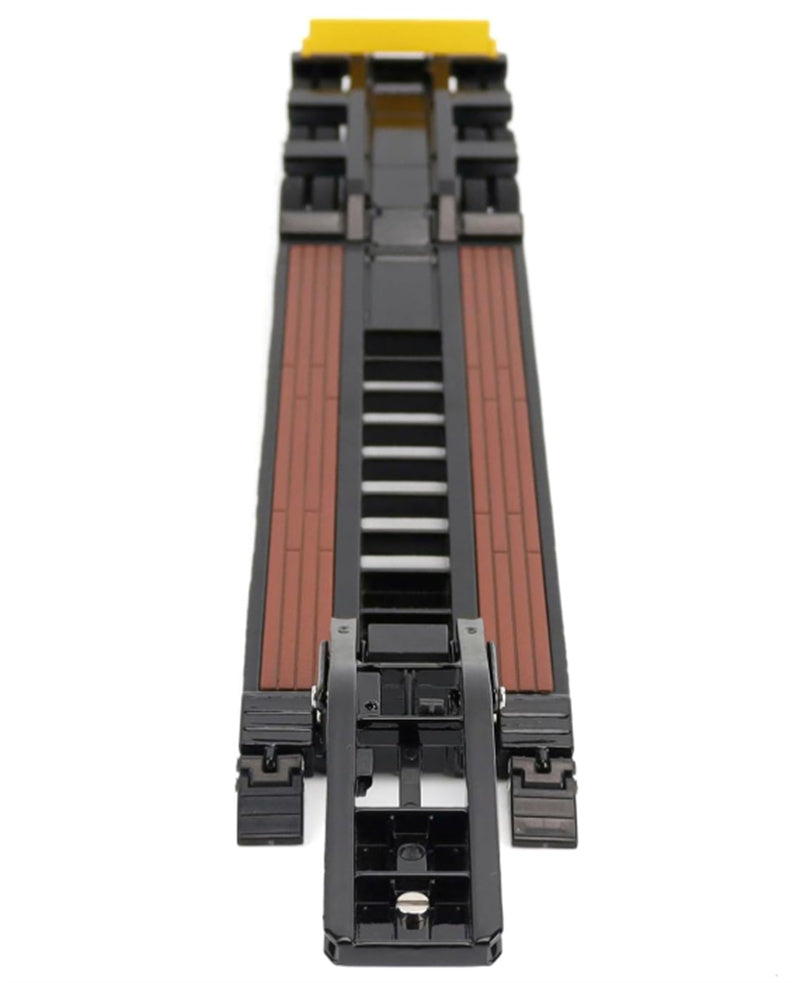 CATERPILLAR Trail King TK120 Hydraulic Detachable Gooseneck Lowboy Trailer in Black - Regular Version 1:50 Truck Pre-built Model