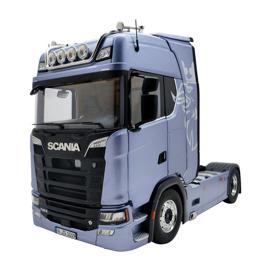 NZG Scania V8 730S 4x2 fictionblue 1:18  DIECAST Truck Lorry