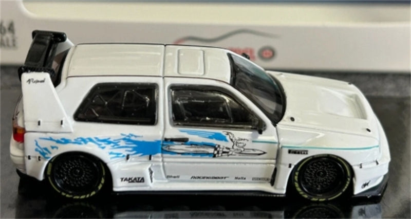 RHINO MODEL VW Golf Mk3 Concept Modified Version white Limited Edition 699PCS ONLY 1:64 car Pre-built Model view7