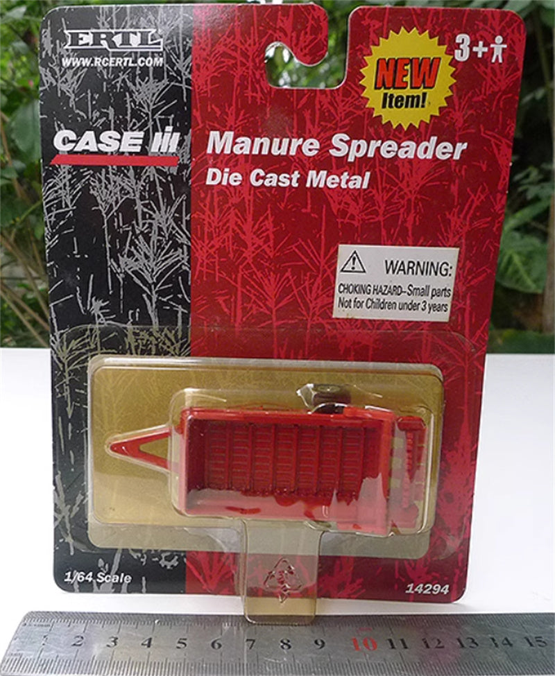 ERTL CASE IH Manure Spreader red 1:64 Truck Accessories Pre-built Model