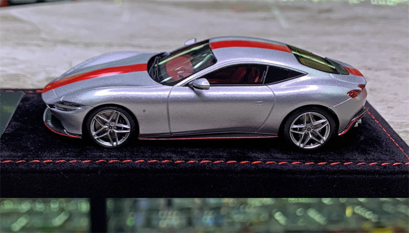 1:43 BBR MODELS Ferrari Roma Matt Sunusilver 30th Anniversary Edition LTD 20PCS view3