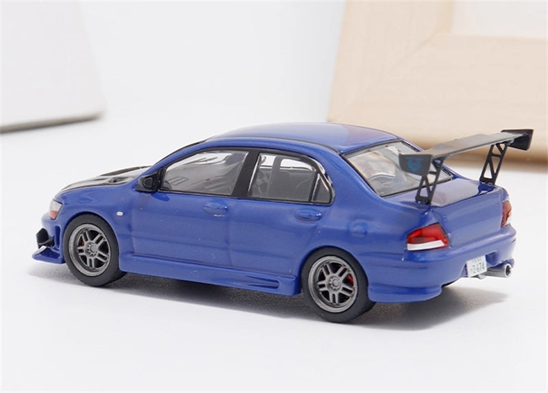 FAST & SPEED Mitsubishi Lancer Evolution VII MK7 Blue Limited Edition 999PCS ONLY 1:64 car Pre-built Model view4