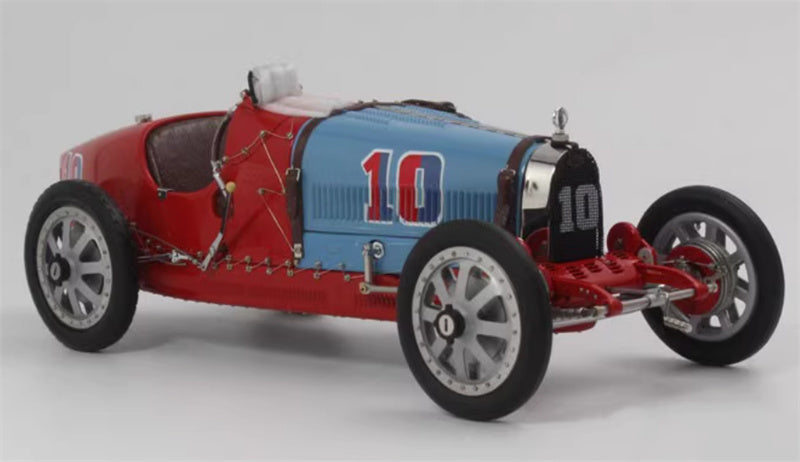 CMC Bugatti Typ 35 Grand Prix Nation Colour Project Chile #10 1924 Limited Edition 1:18 Car Pre-built Model view6