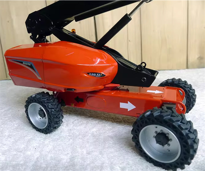 ROS Chariot Manitou TJ 220+ Telescopic Manitou Long Arm High Altitude Engineering Vehicle 1:32 Truck Pre-built Model