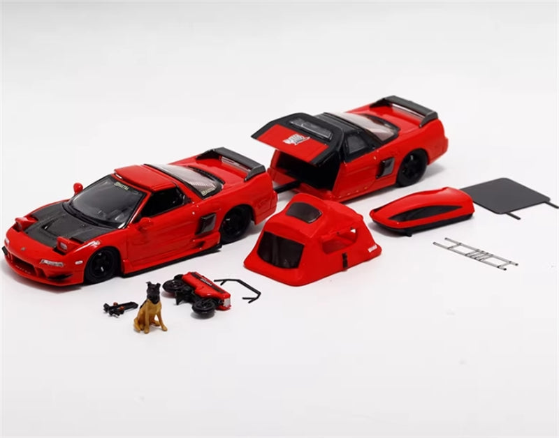 1:64 Honda Acura NSXTRA carbon fiber cover Limited Edition 499pcs ONLY  Red Finclassically DIECAST Model
