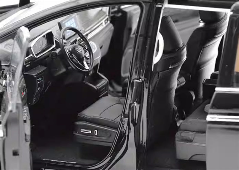 Dongfeng Honda ELYSION MPV 2022 black 1:18 Car Pre-built Model view12