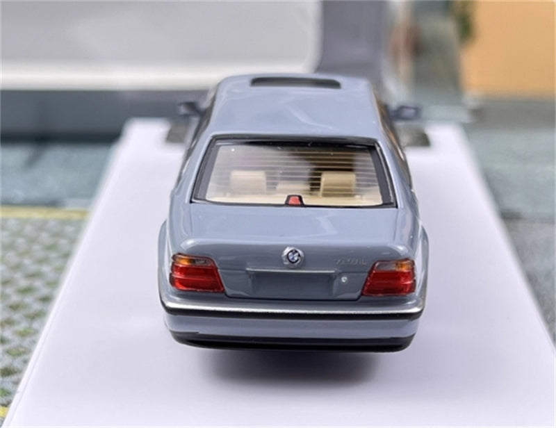 1:64 BMW E38 7 Series L7 96-98 Cement Grey DCM DIECAST Limited Edition 499pcs ONLY Model