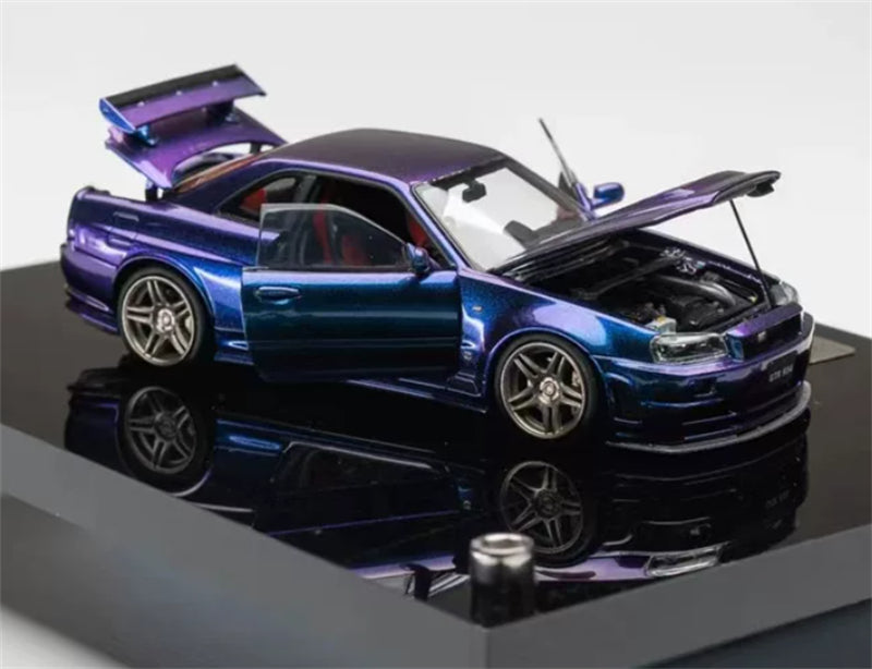 1:43 Nissan GT-R R34 Z Tune  chameleon PGM x onemodel Deluxe Edition Limited Edition 688PCS ONLY DIECAST Model