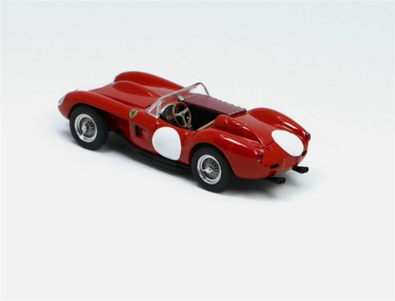 GFCC 1957 Ferrari 250 Testa Rossa Racing Red with White Circle LHD 1:64 car Pre-built Model view3