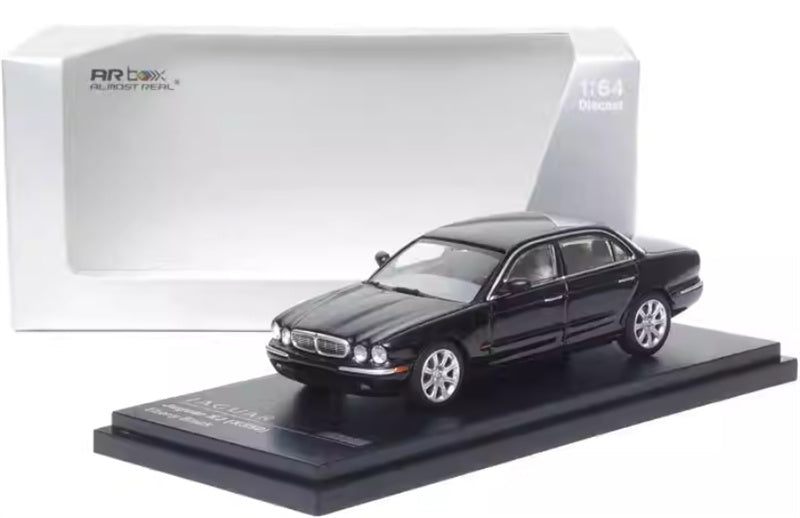 Almost Real Jaguar XJ6 X350 Black 1:64 Car Pre-built Airliner Model Display view7