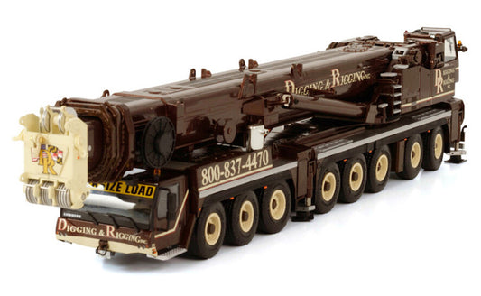WSI  LIEBHERR LTM 1500-8.1 DIGGING & RIGGING 1/50 DIECAST Truck