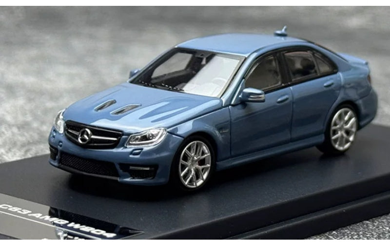 1:64 Mercedes-Benz C63 AMG W204  Blue KING MODEL  Limited Edition 799PCS ONLY DIECAST Model