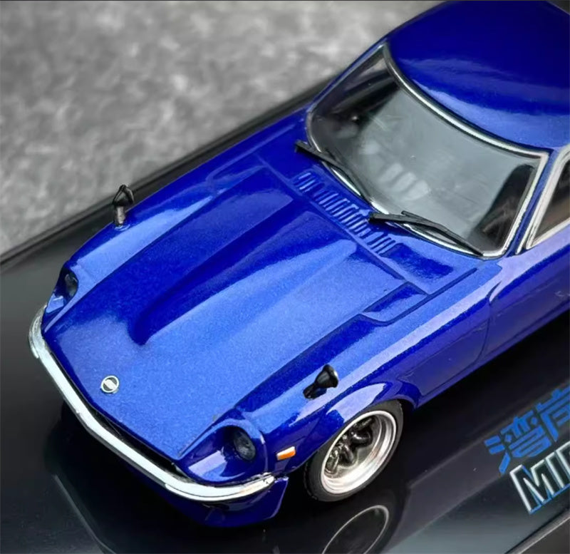 1:64 AUTOART Nissan Fairlady Z (S30) Wangan Midnight Akuma COMIC 1 VERSION blue view6