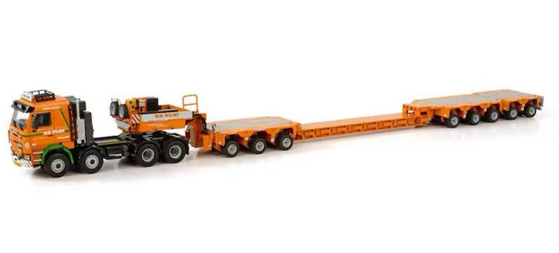 WSI  SCANIA 3 SERIES INTER COMBI SCHEUERLE SET VAN DER VLIST GROOT AMMERS 1:50 DIECAST Truck