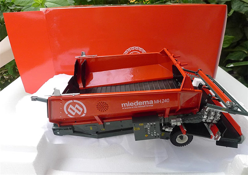 AT COLLECTIONS Dewulf Miedema MH 240 Potato Loading tractor trailer Red 1:32 Truck Accessories Pre-built Model