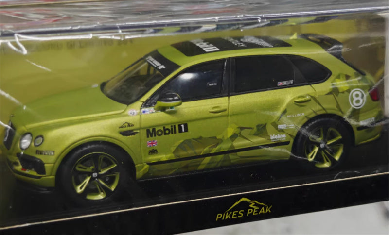 Spark BENTLEY Bentayga Pikes Peak International Hill Climb 2018 10:49.902 SUV Production Record Time #8 1:43 Car Pre-built Model view3