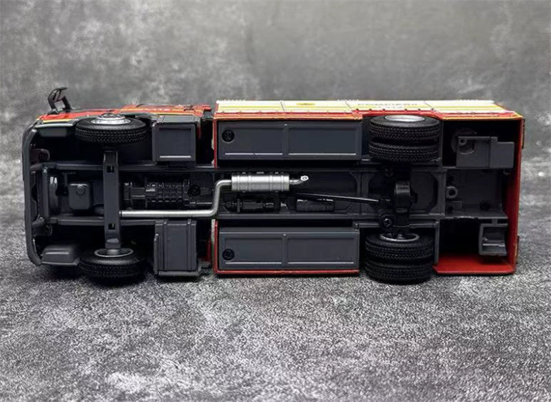 1:43 Man POMPIERII  JIEDA Rescue Major Red Diecast Model
