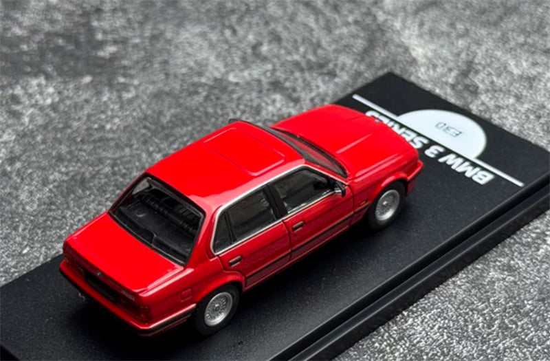 1:64 BMW 3 Series E30 red Almost Real DIECAST Civil Car Model