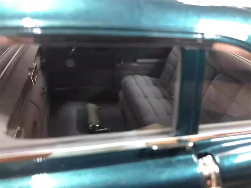 GLM Cadillac Fleetwood 75 Limousine 1956 Metal green 1:18 Car Pre-built Model