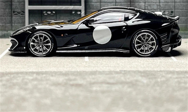 TOC Ferrari FE812C Coupe Sports NERO B/B 1:64 Car Pre-built Model