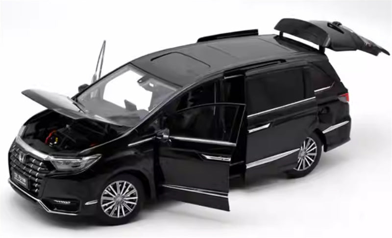 Dongfeng Honda ELYSION MPV 2022 black 1:18 Car Pre-built Model view8
