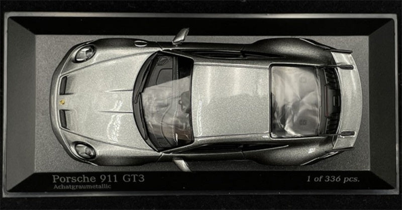 1:43 Porsche 911 992 GT3 2020 Achatgraumetallic Black wheel - red circle  MINICHAMPS Limited Edition 336PCS ONLY DIECAST Car Model