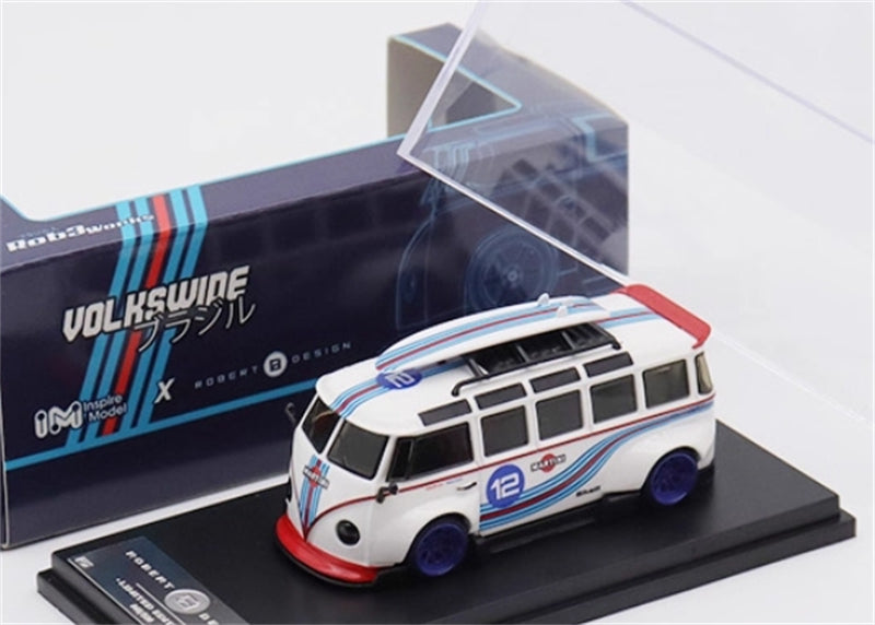 1:64 VOLKSWAGEN T1 Martini Livery Inspire Model DIECAST Model