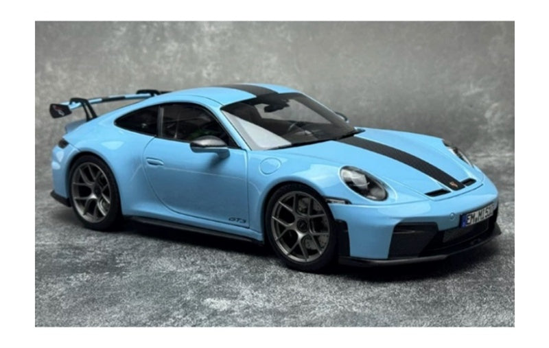 1:18 Porsche 911 992 GT3 RS  Blue -black stripe NOREV  DIECAST Model