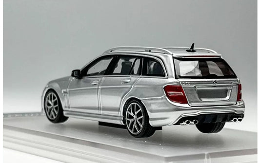 1:64 Mercedes-Benz C63 AMG Estate S204 silver KING MODEL Limited Edition 999PCS ONLY DIECAST Model
