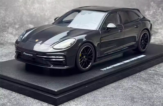 1:18 PORSCHE Panamera Turbo S Sport Turismo  Metallic Gray  GT SPIRIT Limited Edition 504PCS ONLY Resin Car Model