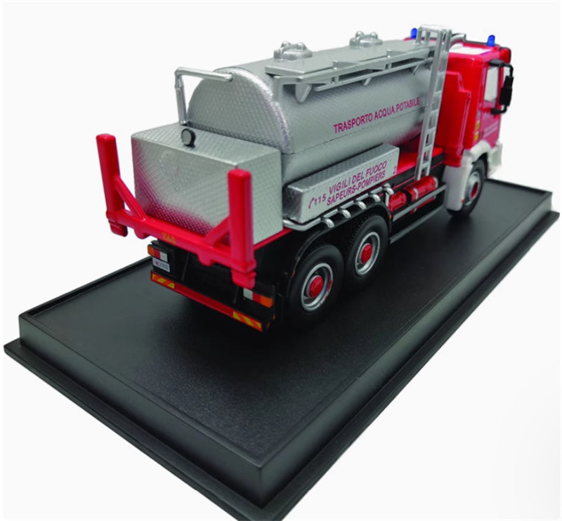 Red Base Iveco 380E fire truck Italia 2005 1:64 Truck Pre-built Model