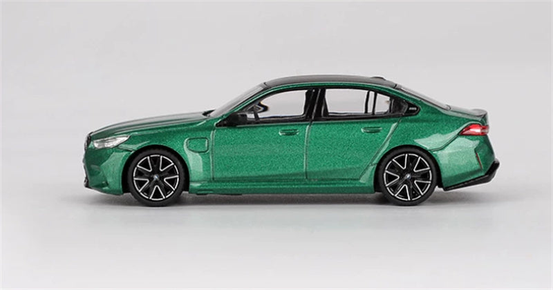 1:64 BMW M5 G90 Isle of Man Green Metallic MINIGT DIECAST Model
