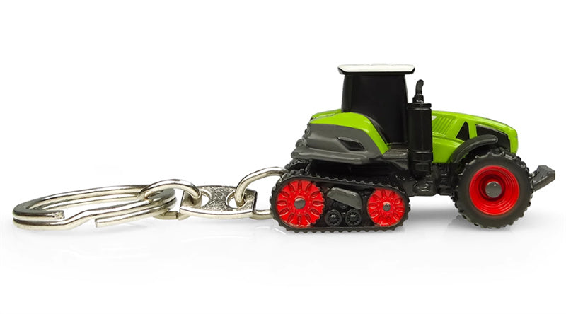 Universal Hobbies Claas Axion 960 tracked tractor keychain Green  Keychain Pre-built Model