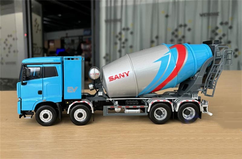 1:35   EV Sany  Light Blue Diecast Model
