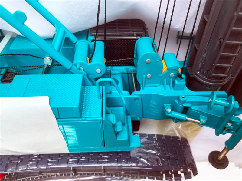SUNWARD SWSD3618 Dual Power Head Drilling Machine Blue 1:40 Truck Pre-built Model