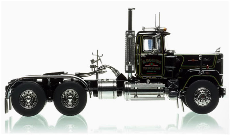Heavy Haul Replicas 1988 Mack Double Axle Tractor Truck D. Rounds 1:50 Truck Pre-built Model
