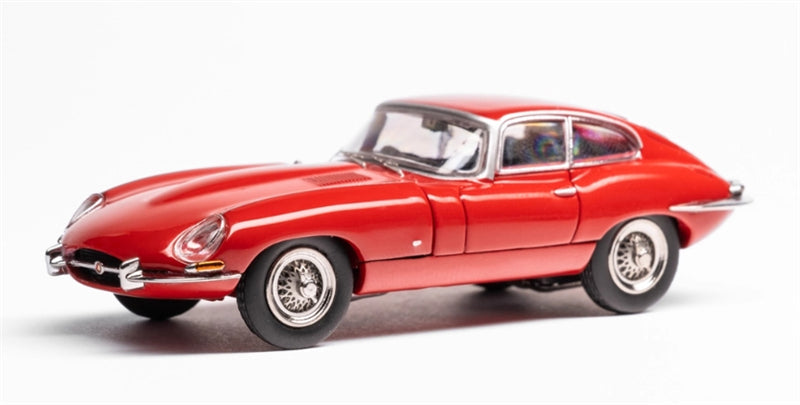 GFCC 1961 Jaguar E-Type Coupe hardtop version Red Limited Edition 499PCS ONLY RHD 1:64 car Pre-built Model view1
