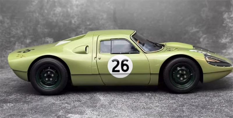 CMC Porsche 904 Carrera GTS Silverstone 1964 #26 Grass green Limited Edition 1000PCS ONLY 1:18 Car Pre-built Model view6