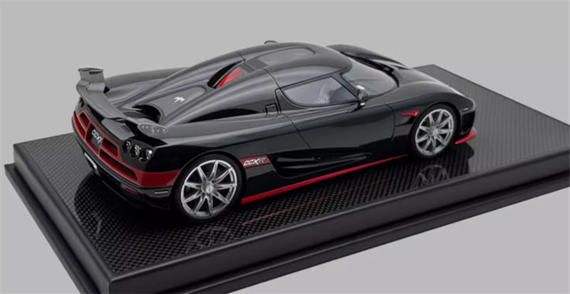 1:18 Koenigsegg CCXR 2010 Black Red VMB Resin Car Model view3