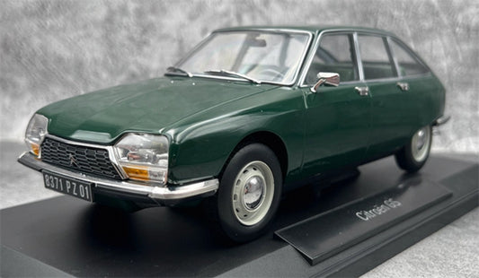 NOREV Citroen GS 1972 Green 1:18 Car Pre-built Model view1