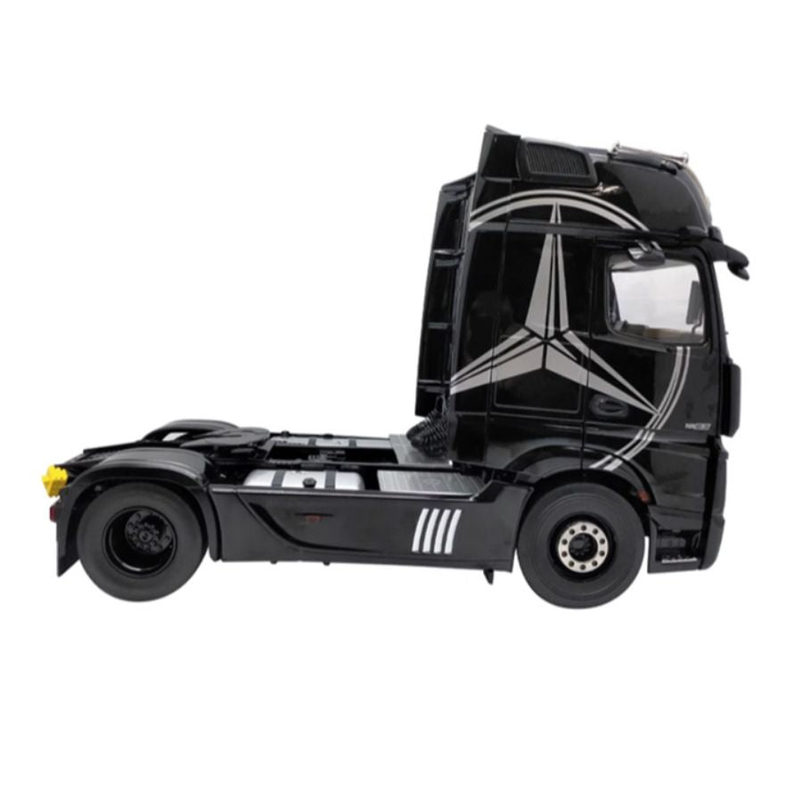 NZG Mercedes Benz Actros Lohr Black Benz logo + double-layer trailer KIT 1:18 DIECAST Truck Lorry