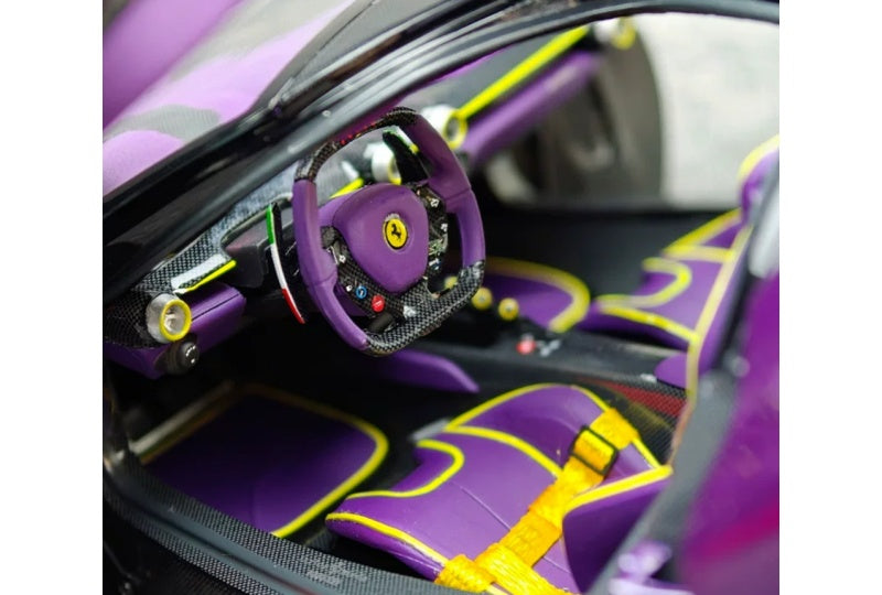 1:18 Ferrari LaFerrari  Dubai Purple BBR MODELS Limited Edition 500PCS ONLY DIECAST Model