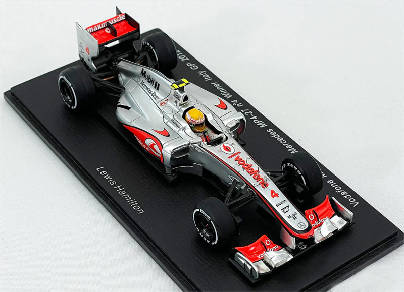 1:43 Spark Vodafone McLaren Mercedes MP4-27 #4 Winner Italy GP 2012 LEWIS view5