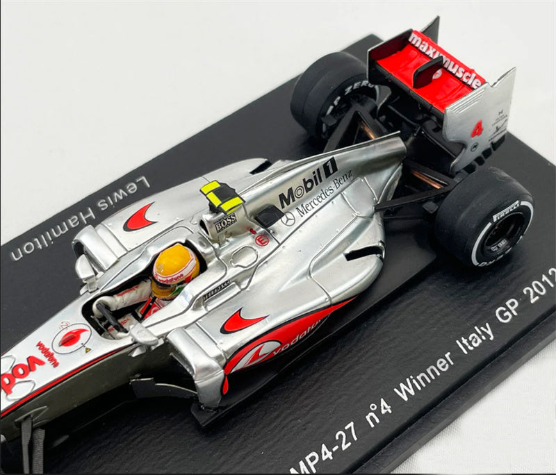 1:43 Spark Vodafone McLaren Mercedes MP4-27 #4 Winner Italy GP 2012 LEWIS view7
