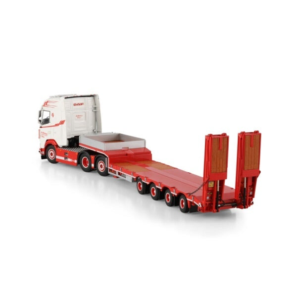 1:50 DAF KIM CHRISTENSEN XG 6X2 SEMI LOW LOADER W/ RAMPS 4 AXLE WSI   Diecast Model