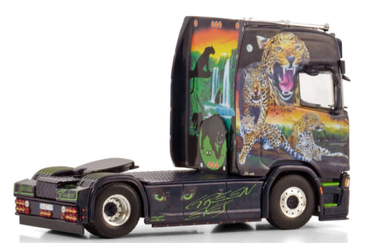 WSI  SCANIA S HIGHLINE CS20H 4X2 Yannick Poulard 1:50 Truck Pre-built Model