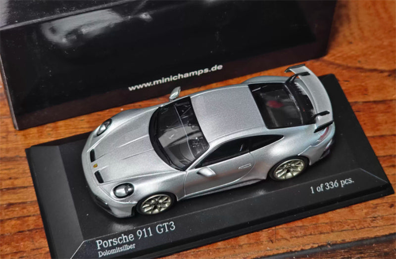 1:43 Porsche 911 992 GT3 2020 Dolomitsilber  MINICHAMPS Limited Edition 336PCS ONLY DIECAST Car Model