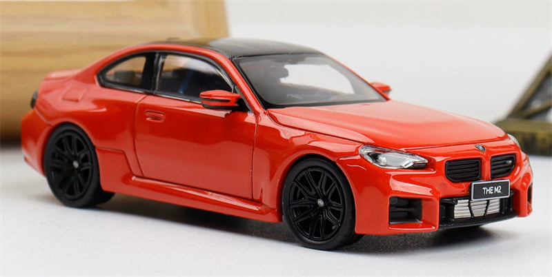 1:64 BMW M2 G87 Toronto Red Howie Model DIECAST Civil Car Model