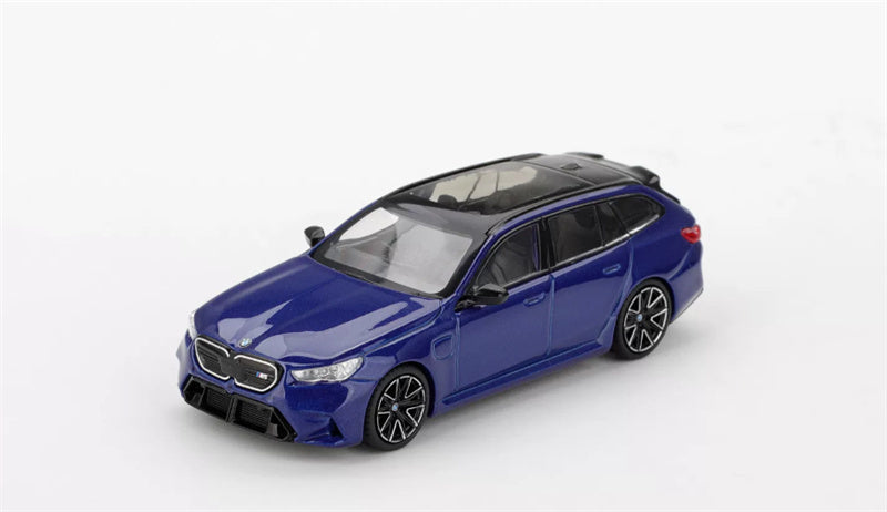 1:64 BMW M5 Touring Marina Bay Blue Metallic MINIGT DIECAST Model